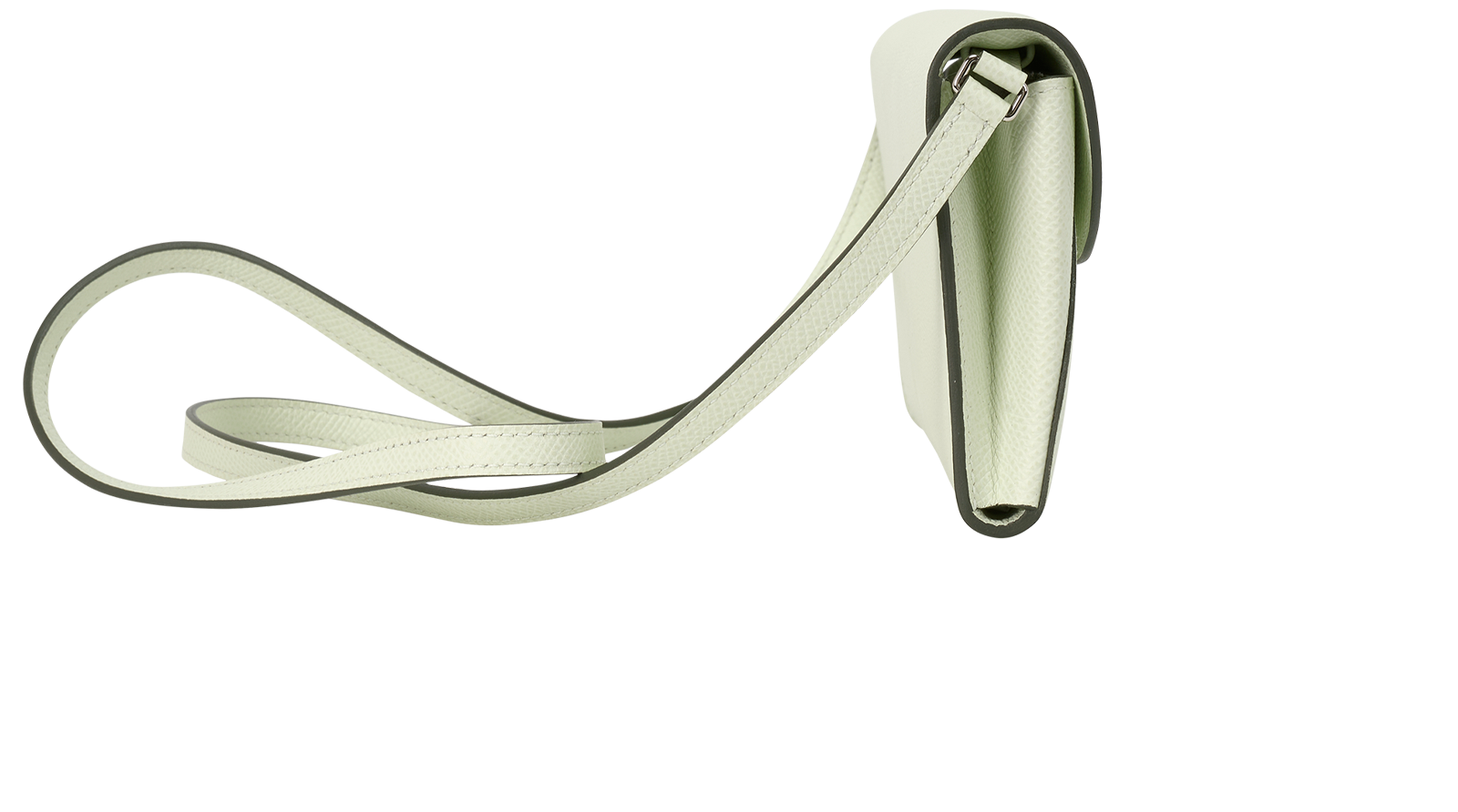 Hermes Maillon To Go Wallet, &pound;2,600, Handbags, Green, Leather, Side view